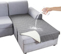 Genina Waterproof Couch Covers for Sectionals, Ideal for Pets and Kids