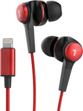 Thore iPhone Earphones V120 Lightning Wired Earbuds - Red