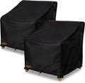 Outdoor Swivel Lounge Chair Cover 2 Pack - Waterproof Heavy Duty