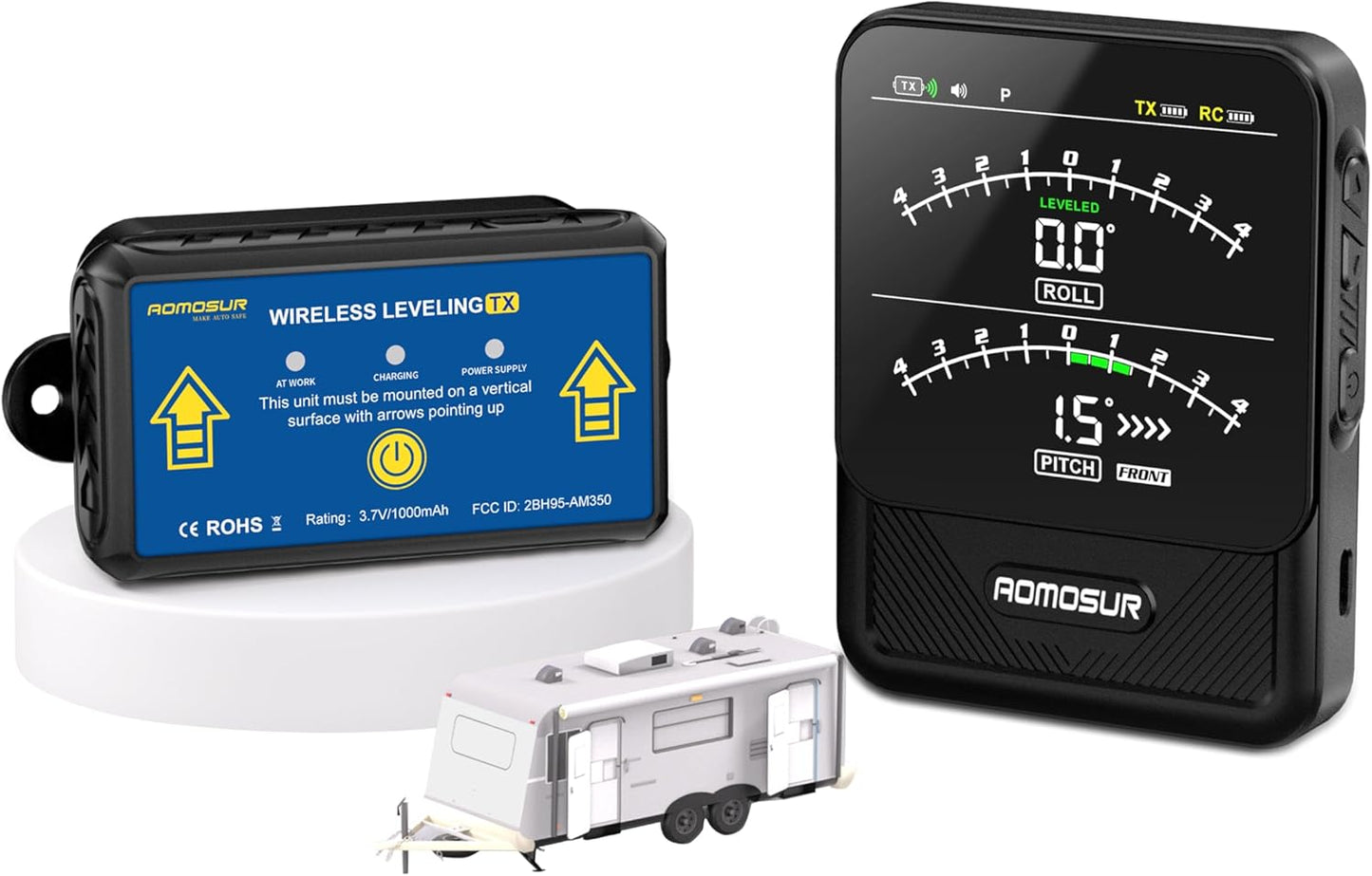 Wireless RV Leveling System for Smart Electronic Camper Leveling