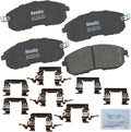 Bendix Priority1 CFC430A Ceramic Front Brake Pads - Quiet, Reliable