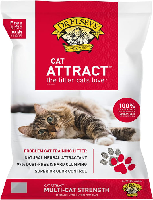 Dr. Elsey's Cat Attract Clumping Litter - 99% Dust-Free & Odor Control