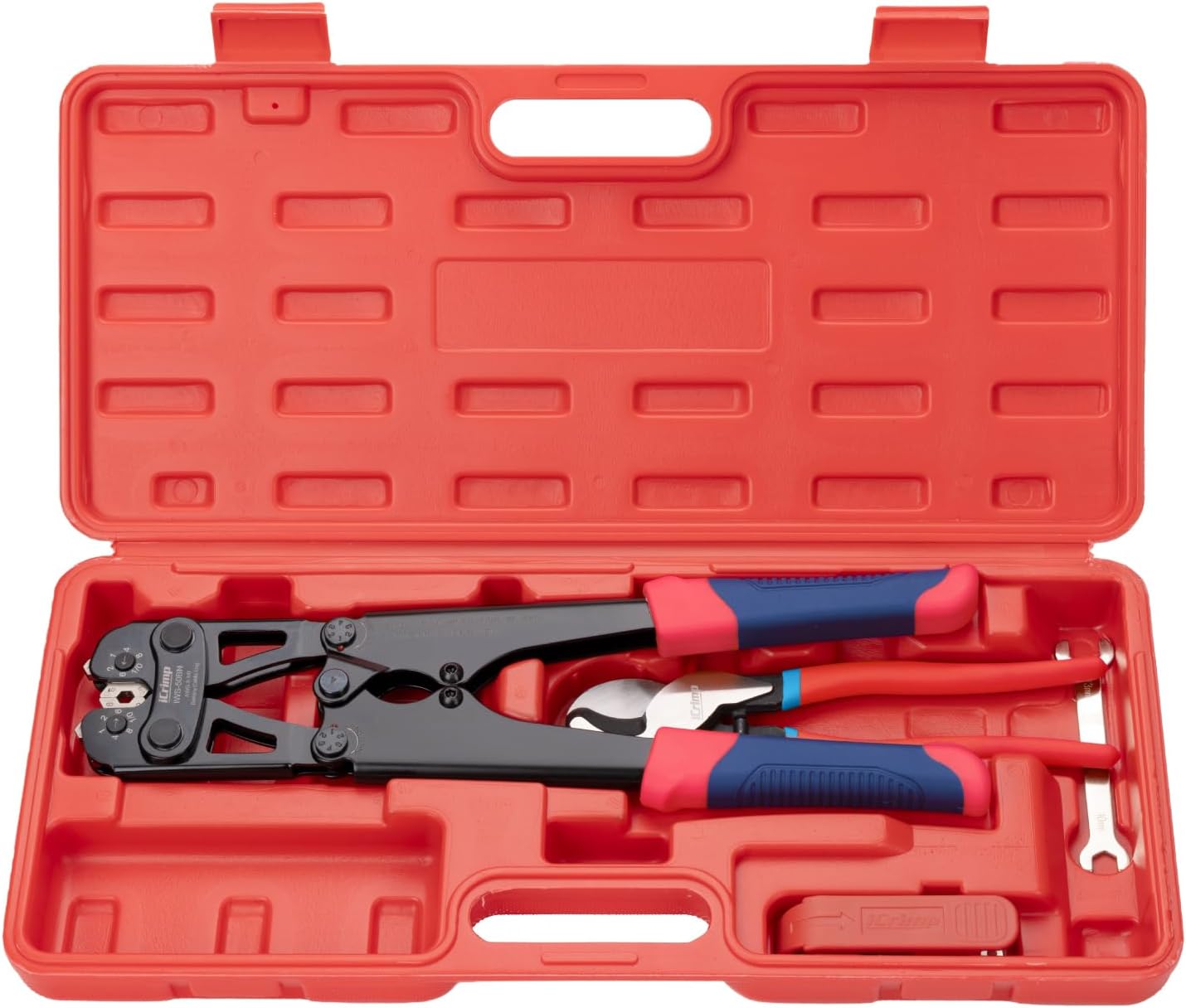 iCrimp Battery Cable Lug Crimping Tool for 8 to 1/0 AWG Cables