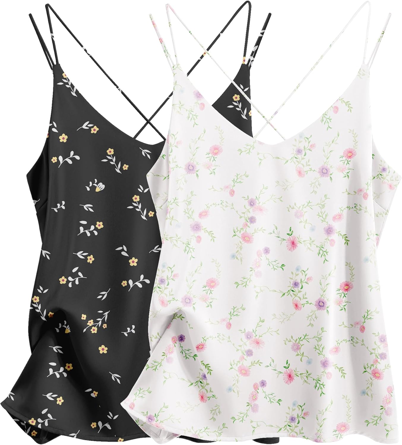 Ekouaer Womens Silk Satin Camisole Tank Tops for Every Occasion