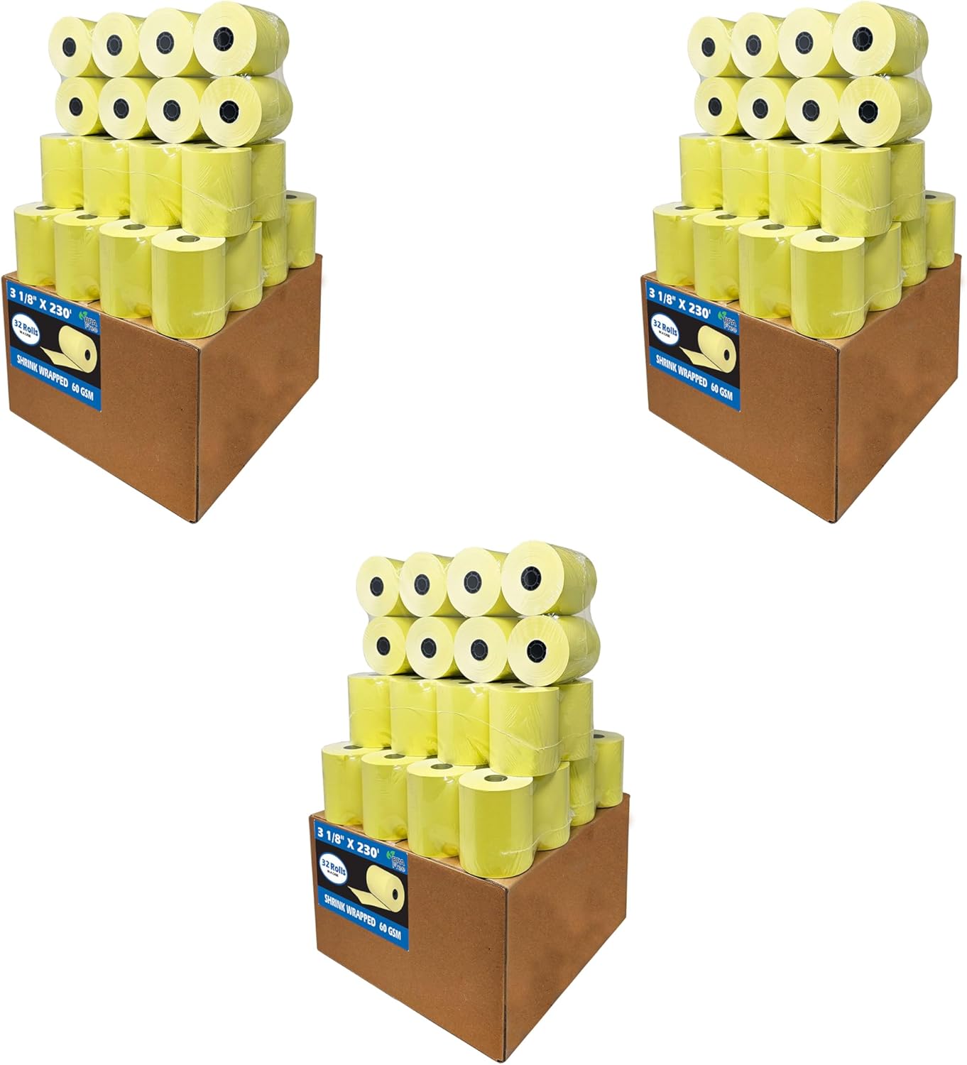 High-Quality Yellow Thermal Paper Rolls for Clover POS Printers