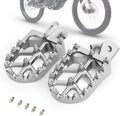 Silver Wider Foot Pegs CNC for Surron Sur Ron LBX - Improved Grip
