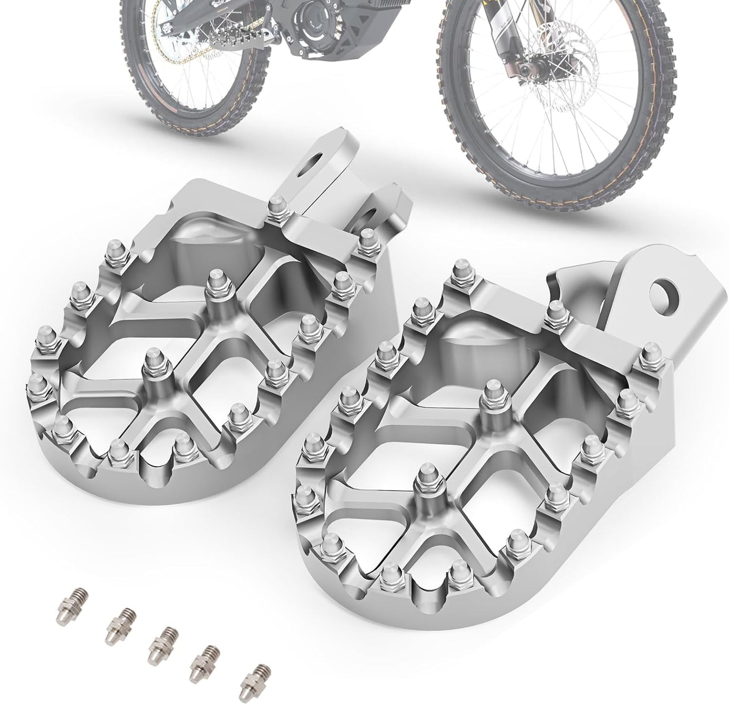 Motorcycle Footpegs Wider Foot Pegs CNC for Surron Sur Ron LBX