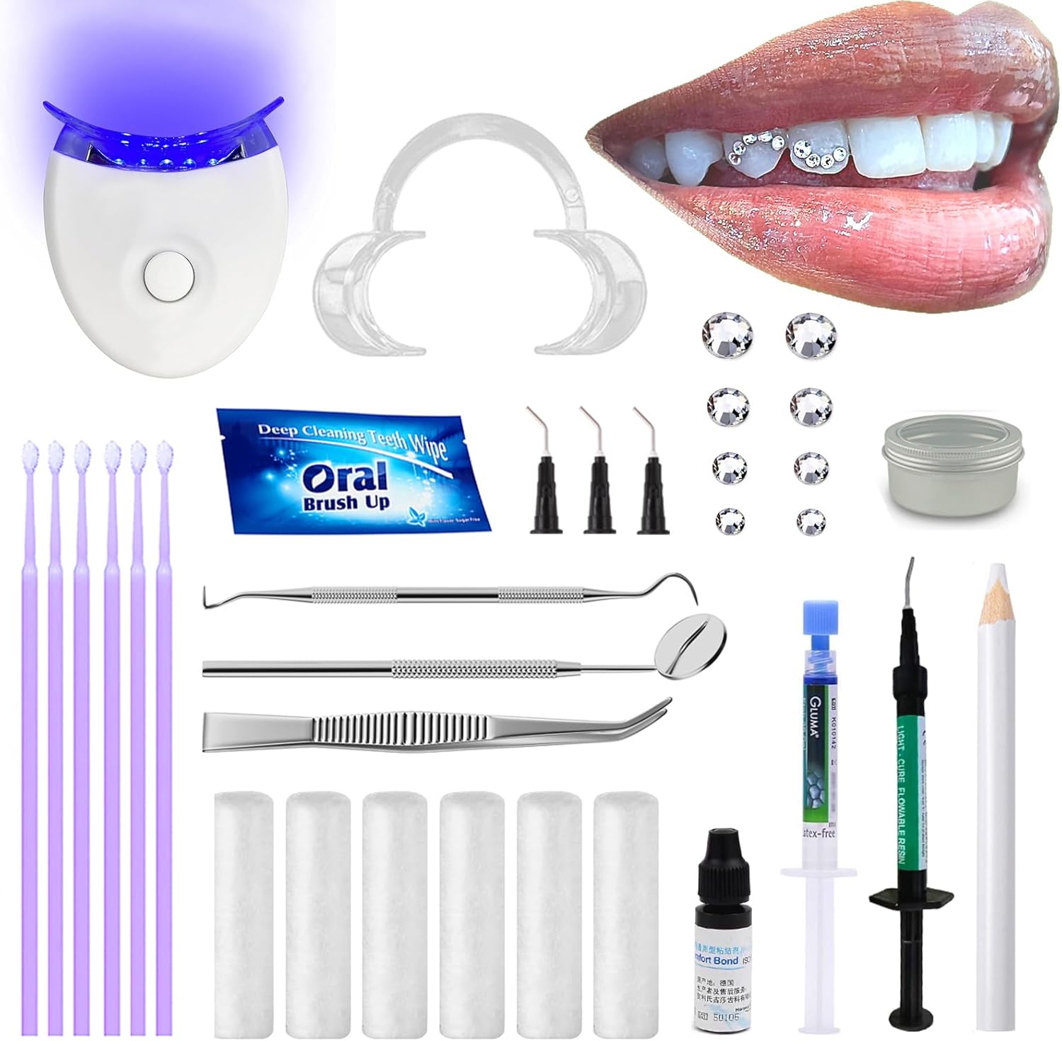 Tooth Gem Kit Professional for DIY Dental Jewelry Sparkle