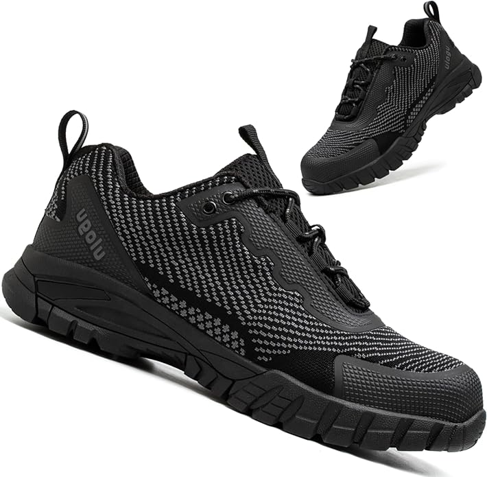 ulogU Waterproof Hiking Shoes for Men Women Comfy Lightweight