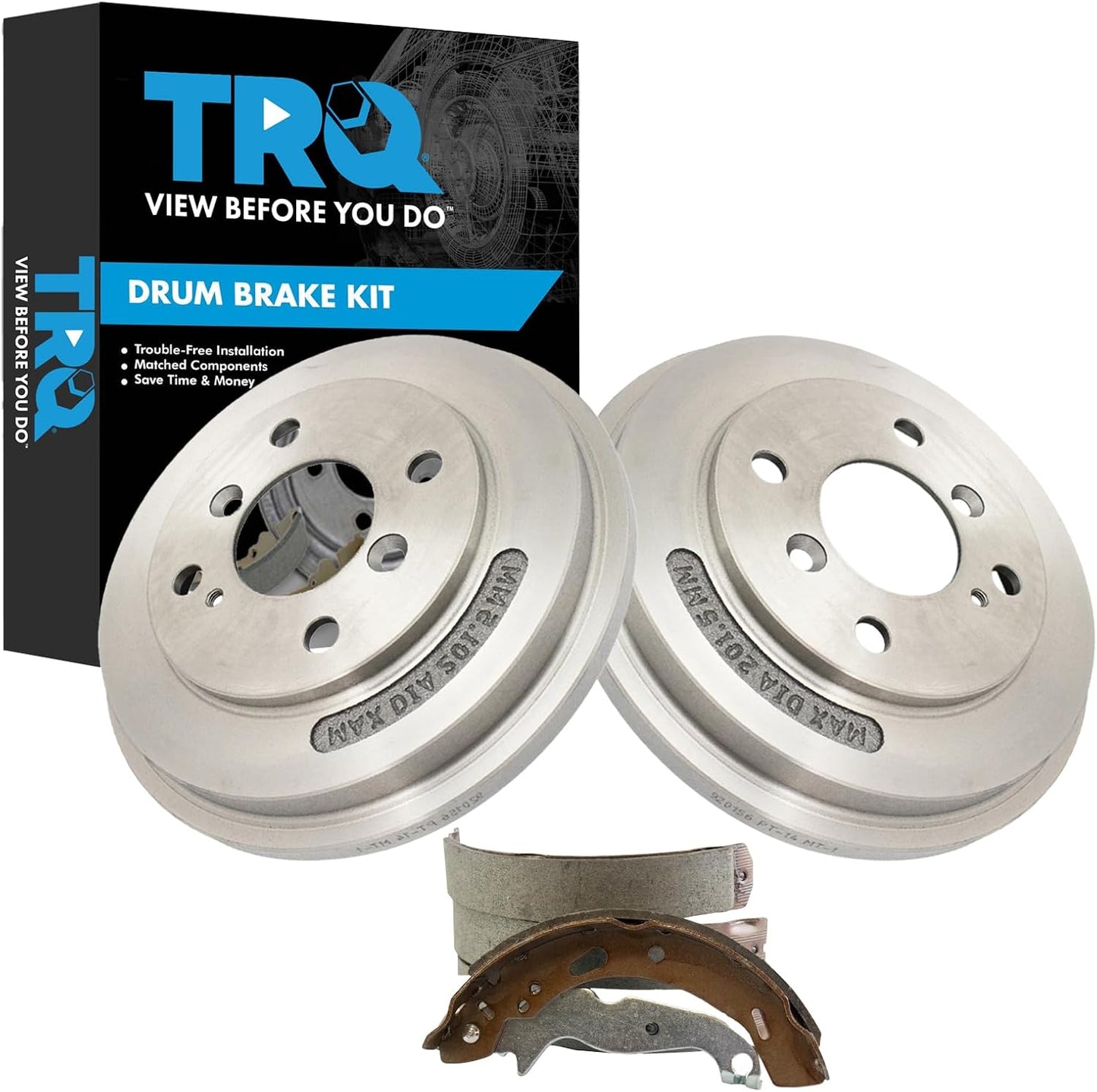 TRQ Rear Brake Drum & Shoe Kit for 11-16 Ford Fiesta Review
