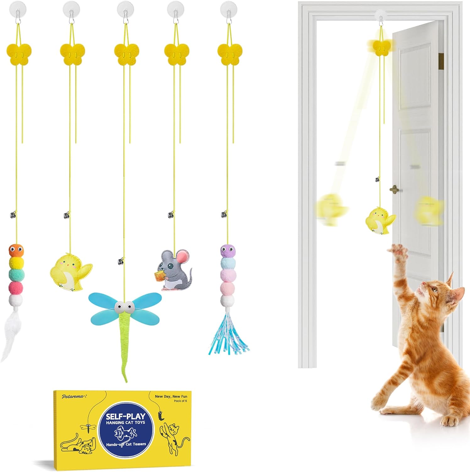 Potaroma Cat Teaser Set - MEntal & Physical Stimulation