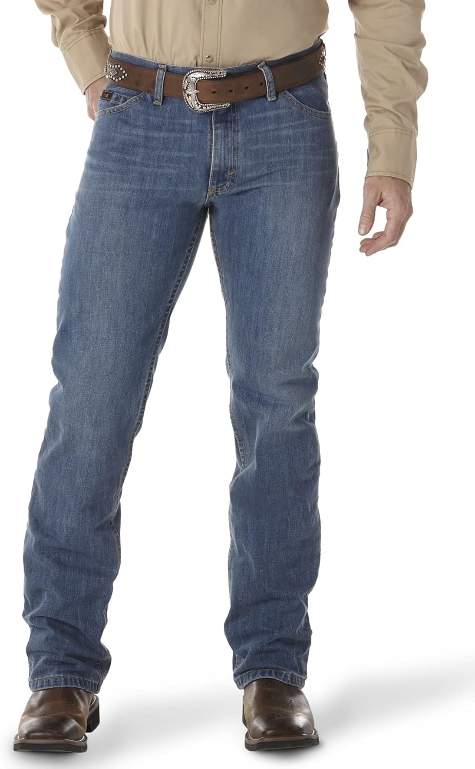 Wrangler Mens Retro Slim Fit Straight Leg Jean for Comfort