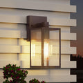 Oil Rubbed Bronze Outdoor Front Porch Light Fixture Wall Mount