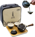 Porcelain Chinese Gongfu Tea Set with 360 Rotation Tea Maker