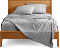 Split California King Sheet Set - Ultra Soft 5-Piece Light Grey