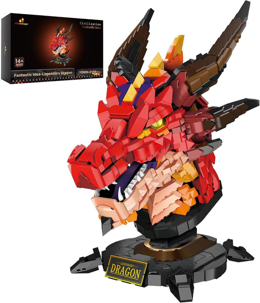 JMBricklayer Dragon Set for Adults - Cool Building Blocks Toy