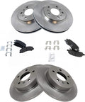Front and Rear Brake Pad & Rotor Kit for Buick Lucerne 2006-2011
