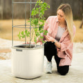 Vego garden Planters 15in Self Watering Planter with Trellis - Easy
