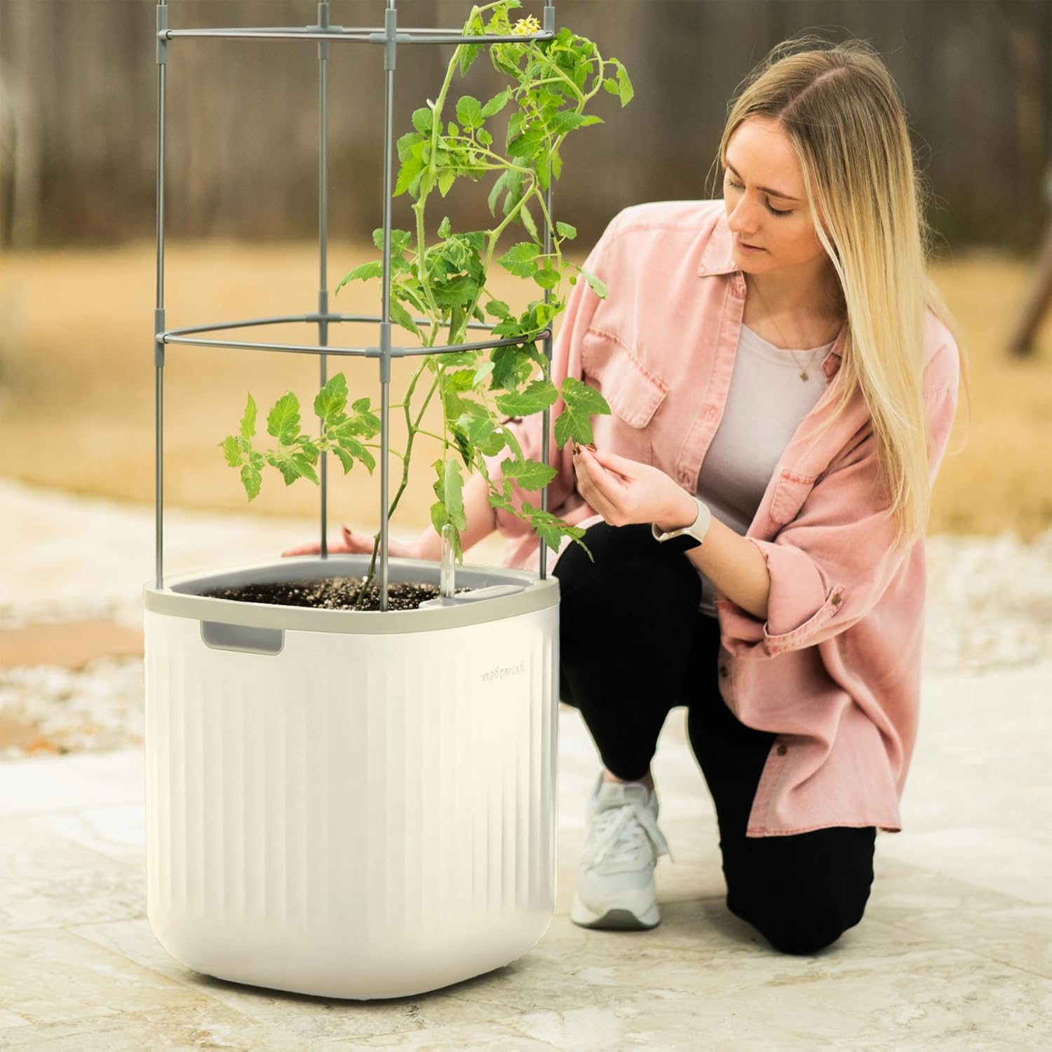 Vego Garden Planters with Self Watering for Indoor & Outdoor Use