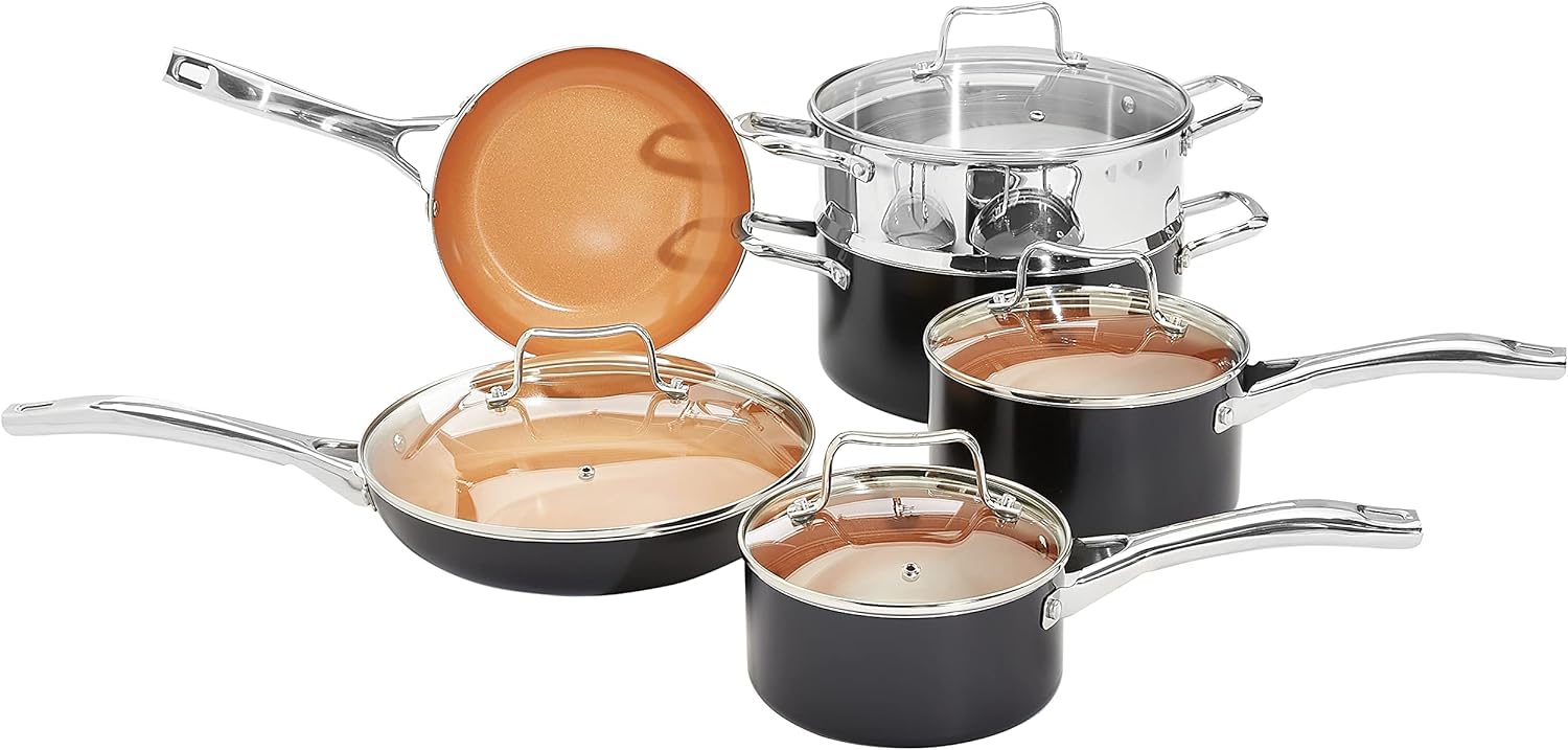 Ceramic Nonstick Pots and Pans Cookware Set for Every Kitchen