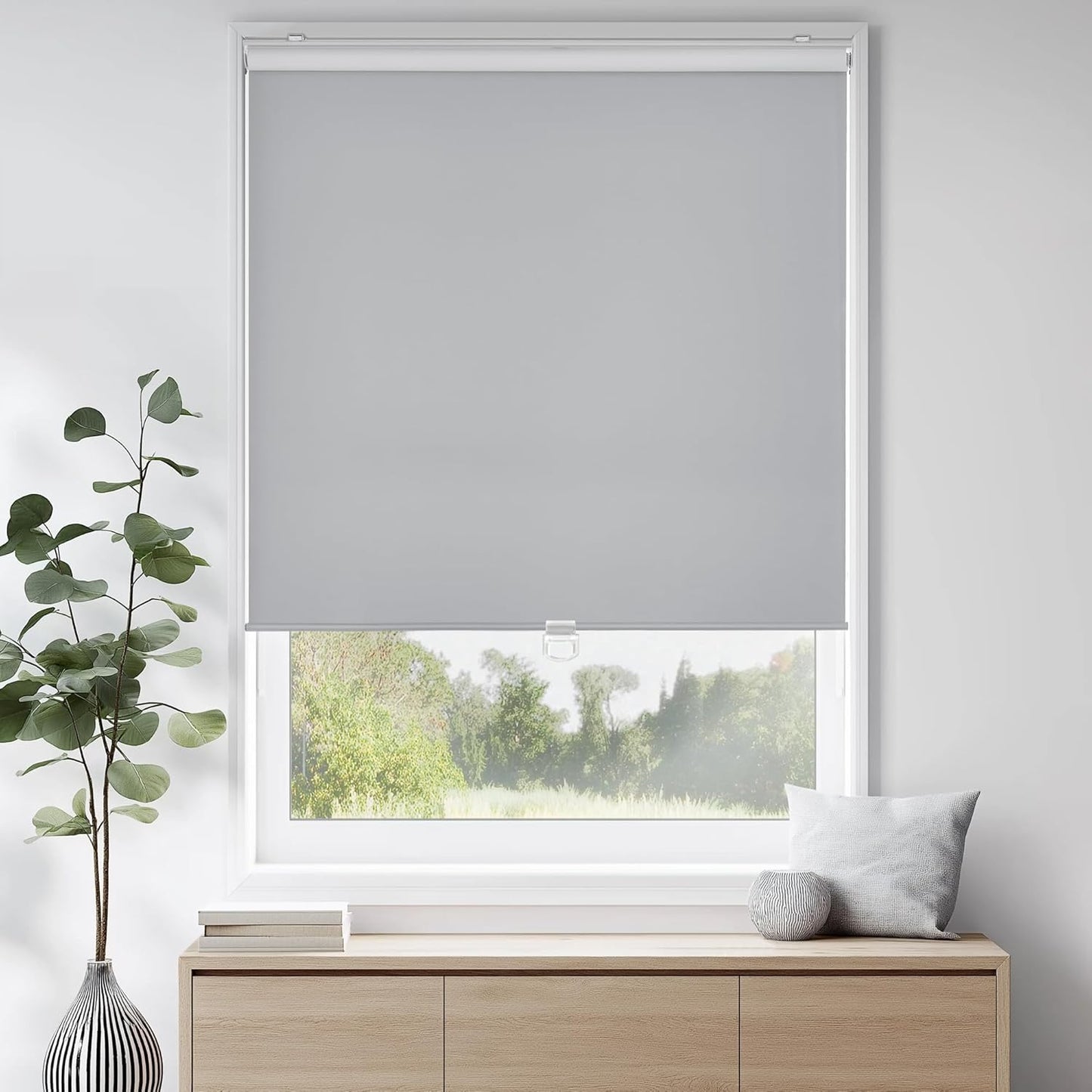 ChrisDowa Cordless Free-Stop Blackout Blinds for Windows
