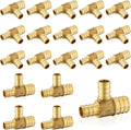 PEX Fittings 20-Pack 3/4in x 1/2in Reducing Tee for Plumbing