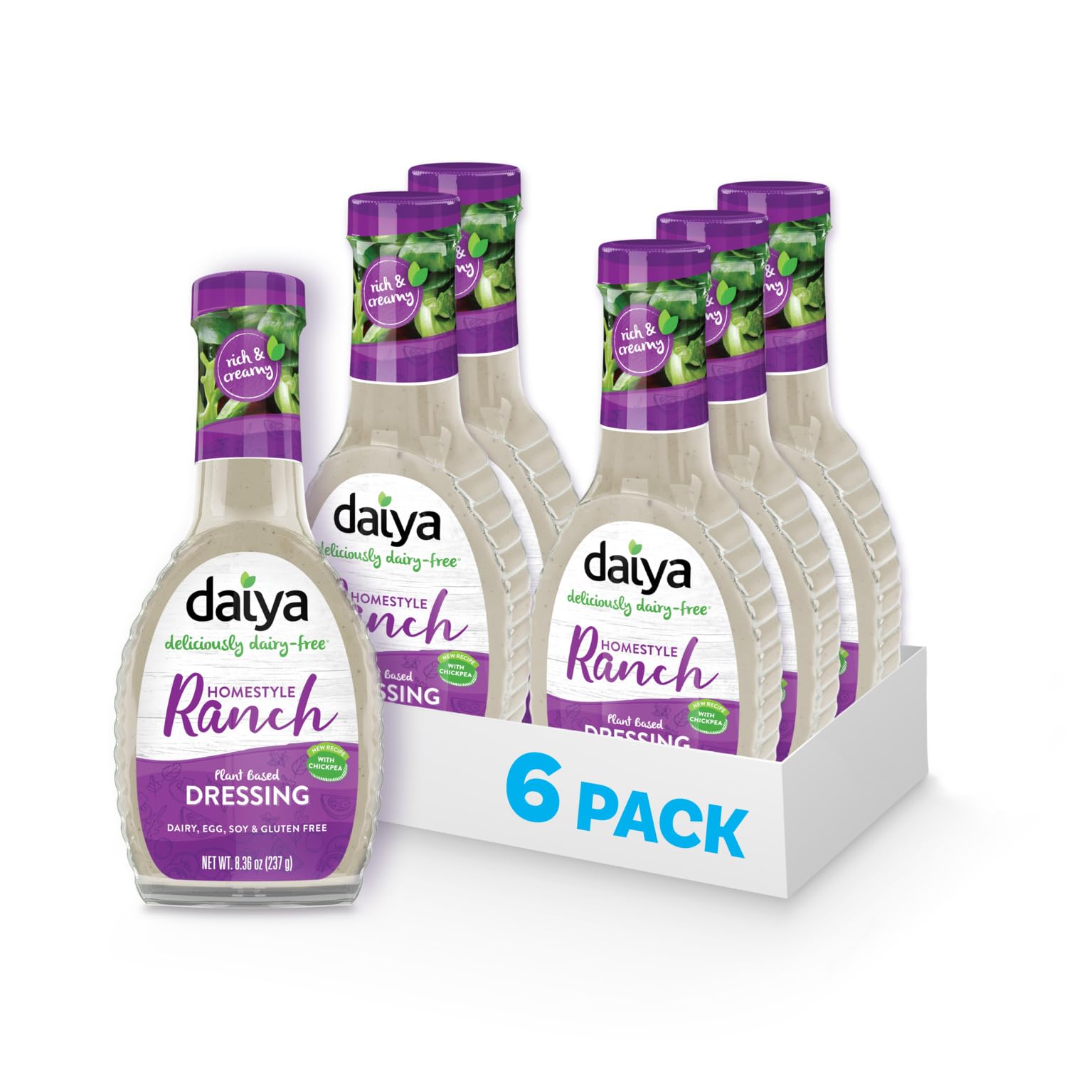 Daiya Dairy Free Homestyle Ranch Dressing - Vegan & Gluten Free