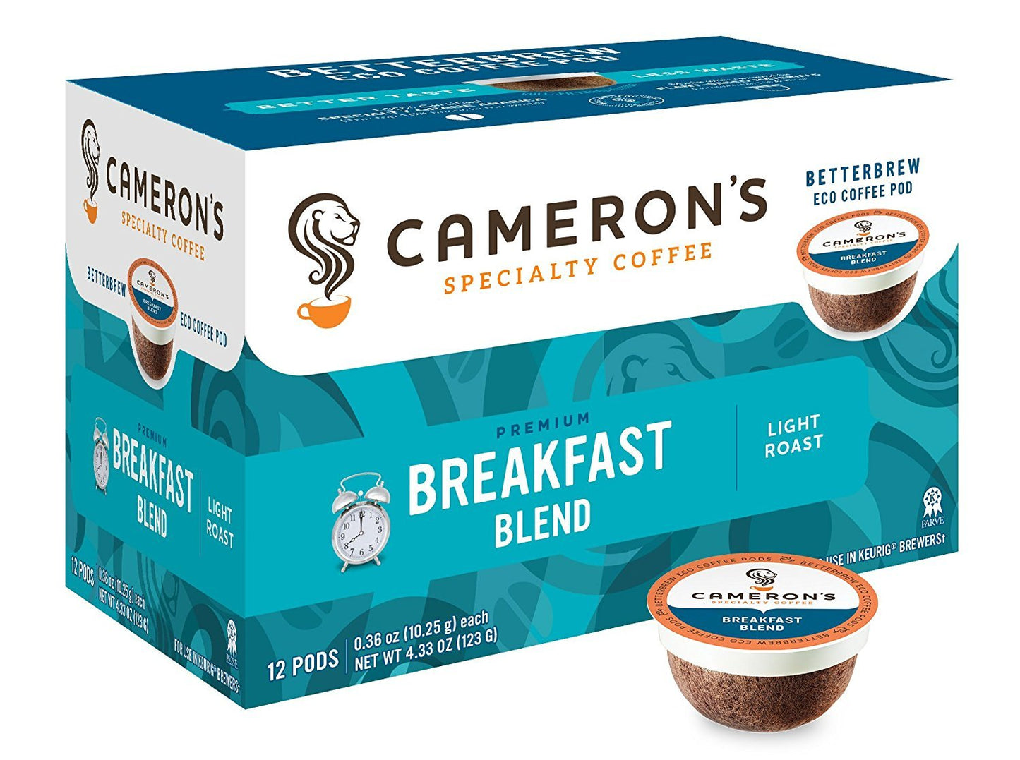 Cameron's Coffee Single Serve Pods for a Rich Breakfast Blend