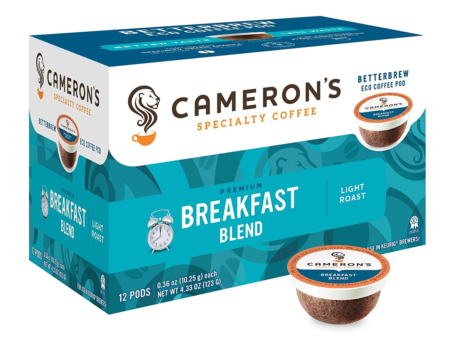 Cameron's Coffee Single Serve Pods for a Rich Breakfast Blend