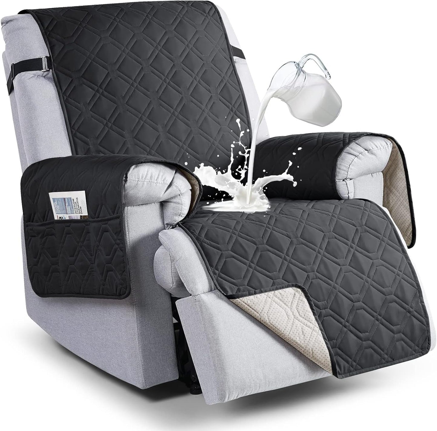 VANSOFY Waterproof Recliner Chair Cover for Pets and Kids