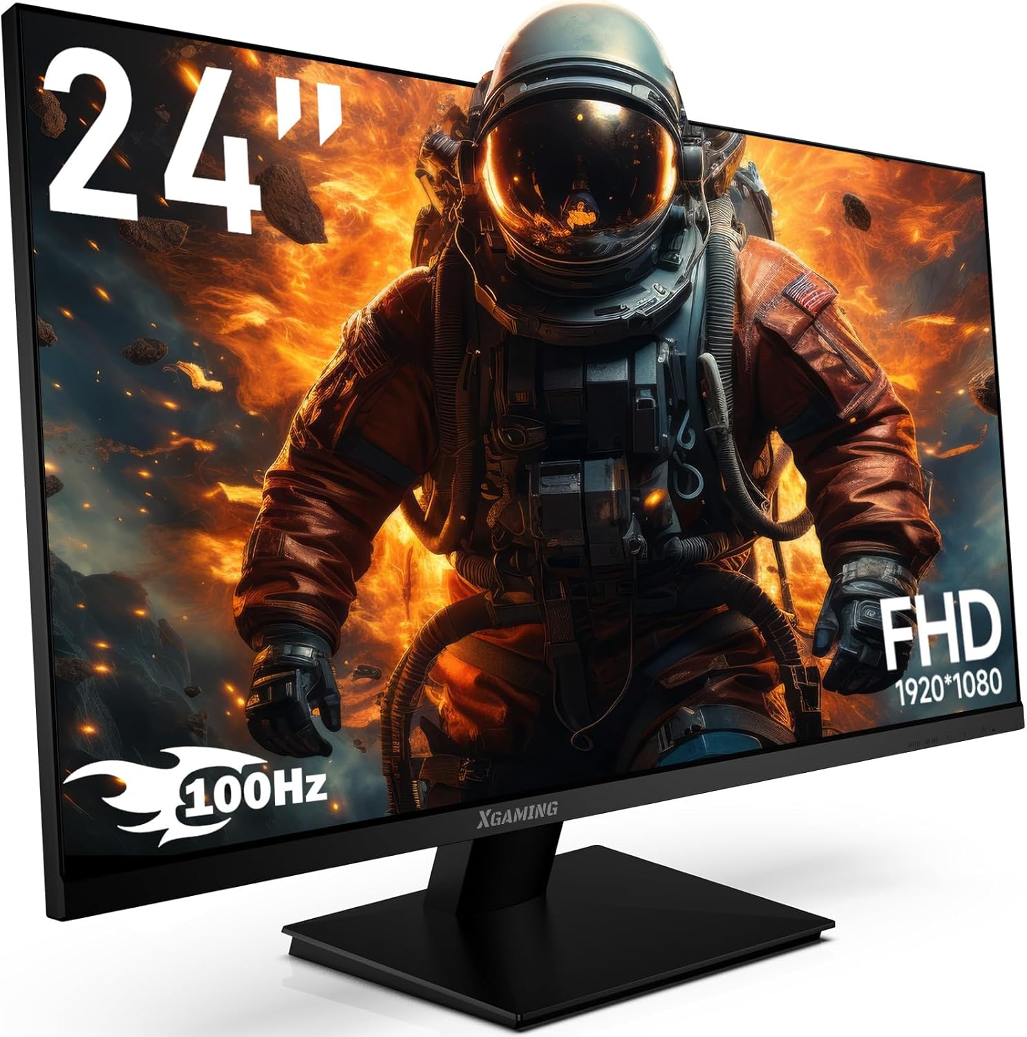 24 FHD 100Hz Ultra Wide Monitor, Eye Care, HDMI, Speakers