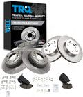 Front and Rear Brake Pad & Rotor Kit for 1996-98 Acura RL - Ceramic