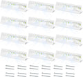 18 in Baseboard Register Vent Covers 2 Pack - Adjustable White