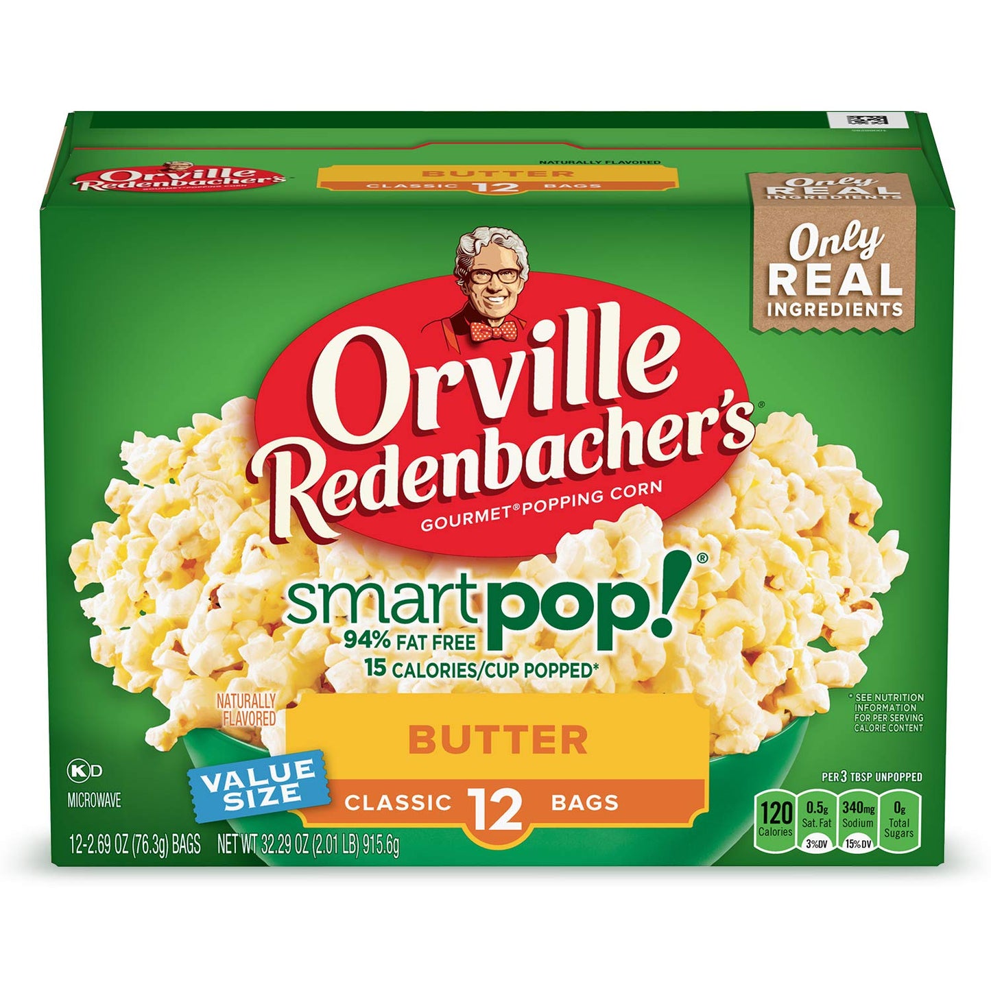 Orville Redenbacher's SmartPop Butter Popcorn - 12 Pack