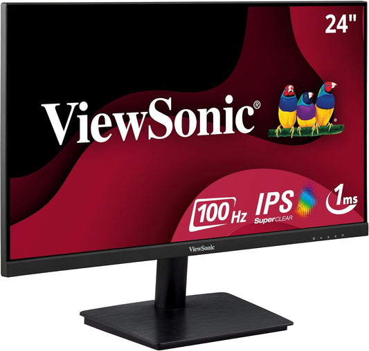 ViewSonic 24 IPS Monitor: Crisp Full HD, Eye Care