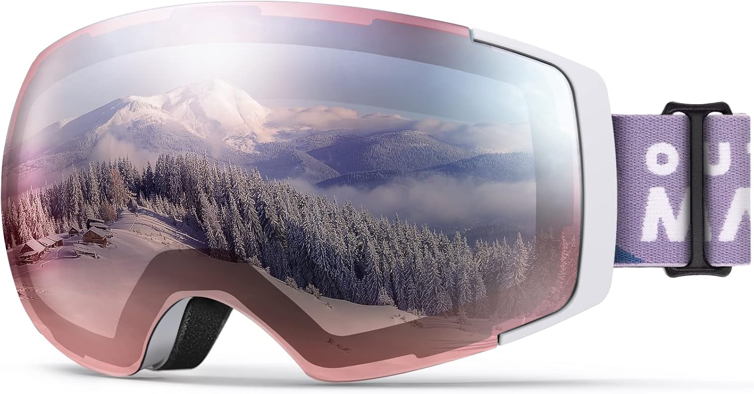 OutdoorMaster Ski Goggles PRO - Frameless Design for Clarity