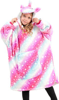 Unicorn Wearable Blanket Hoodie for Girls - Cozy and Fun