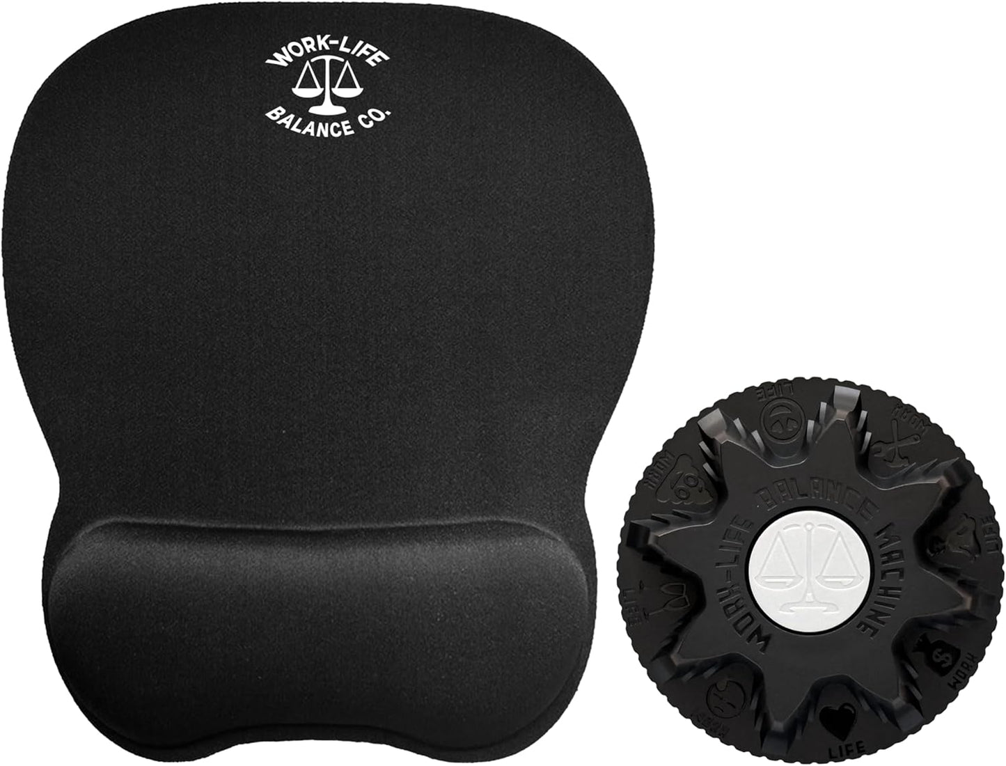Memory Foam Mouse Pad & Jiggler Set - Pain Relief & Portable Comfort