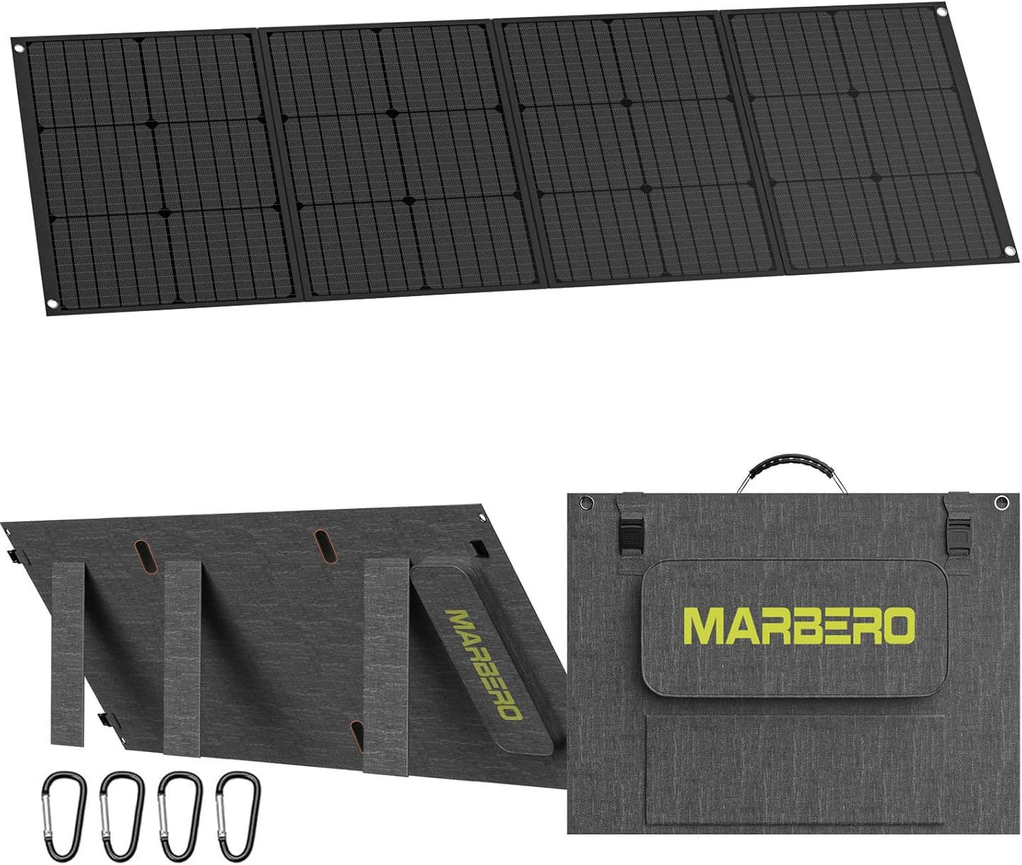 MARBERO 200W Foldable Solar Charger - High Efficiency Power Generation