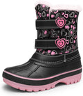 Boys Girls Snow Boots Water-Resistant Outdoor Warm Cozy Ankle