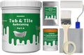 Tub and Tile Refinishing Kit DIY Paint Kit - Semi-gloss White