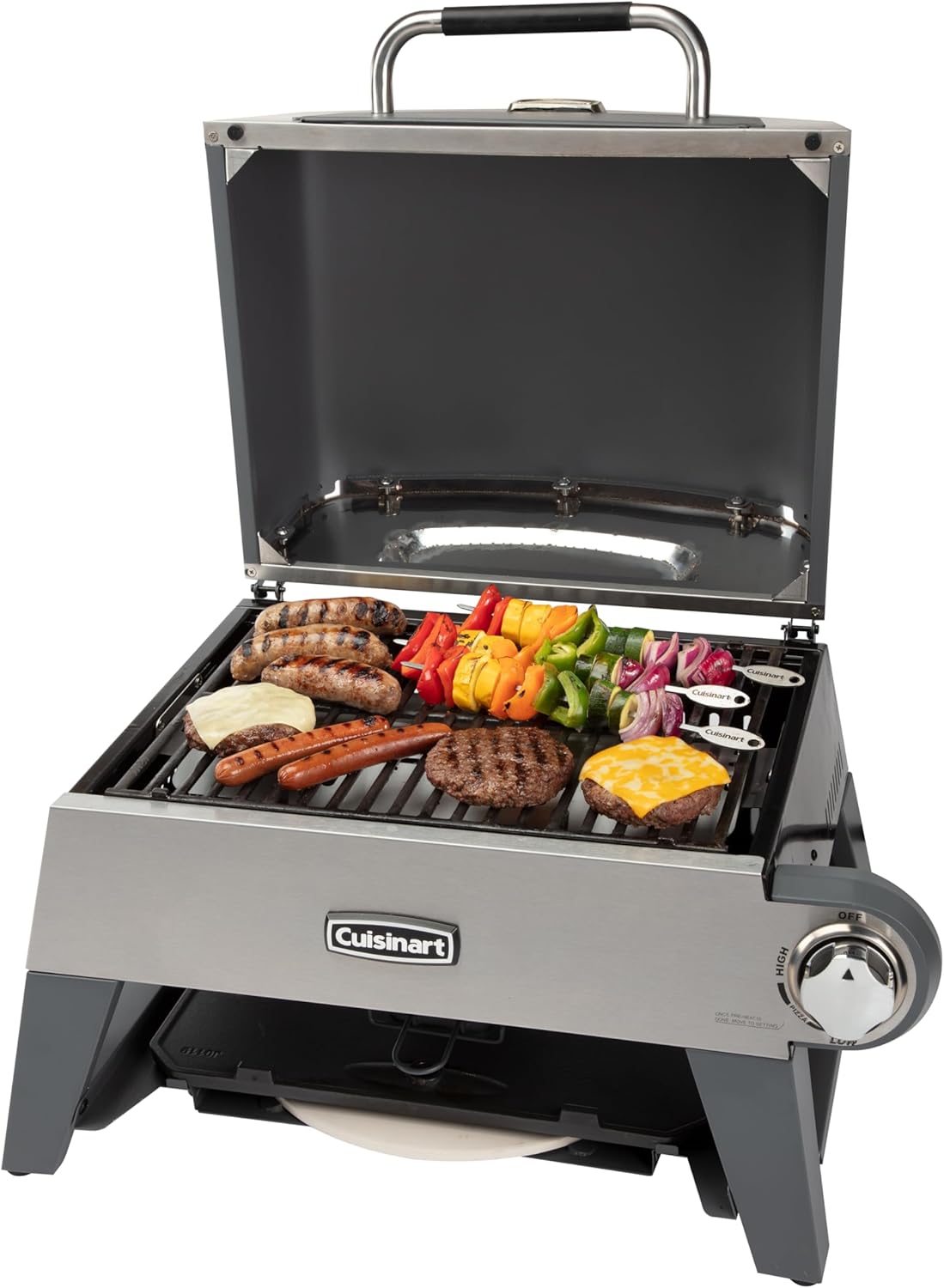 Cuisinart CGG-403 Pizza Oven 3-in-1 Grill and Griddle