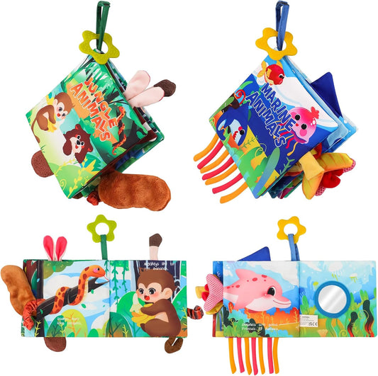 nicknack Baby Crinkle Books - Sensory Magic!