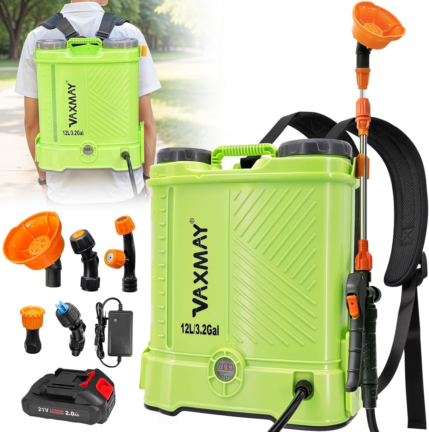 Battery Powered Backpack Sprayer for Efficient Lawn Care