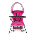 Baby Delight Portable Chair with Sun Canopy | 3 Growth Stages | Pink