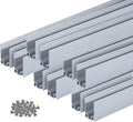 GZBtech Neon Rope Light Aluminum Channels 10 Pack - Clean Install