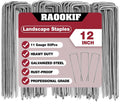 12 Inch Heavy Duty Galvanized Staples for Garden Landscaping