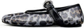 Leopard Flats for Women Mesh Ballet Mary Jane Flats - Chic Fit Women's