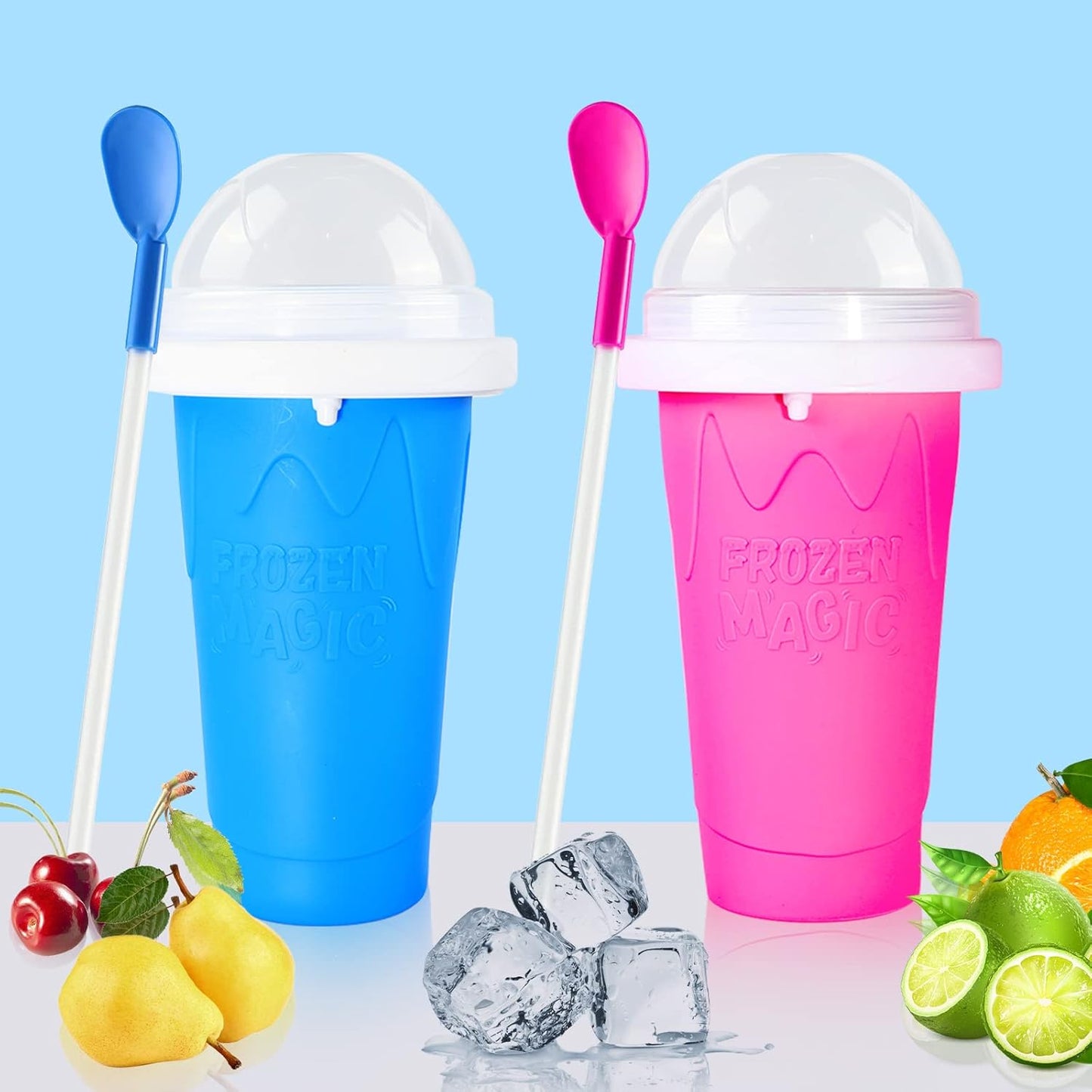 Magic Slushy Duo: Cool Juices & Drinks