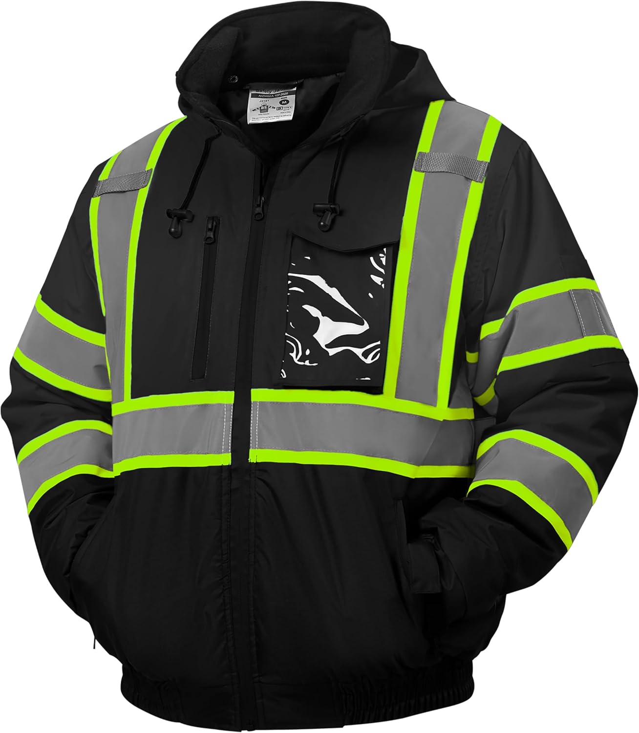 High Visibility Safety Jacket for Men and Women - Waterproof Design